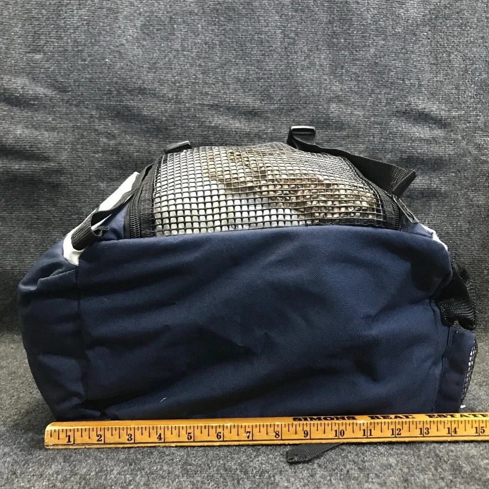 RUSSELL Athletic 116660WR-NVY Navy Blue & White Sports Backpack / Gym Swim Bag